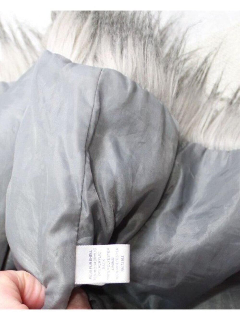 Melissa Paige Faux Fur Ombre Vest 2X - Picture 4 of 6